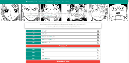 One Piece Anime/Manga Conversion List